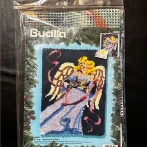 Bucilla "Angel" Latch Hook Rug Kit, model number 16823.